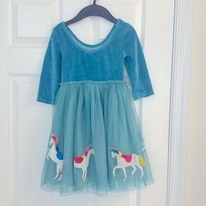 Mini Boden unicorn Tulle dress